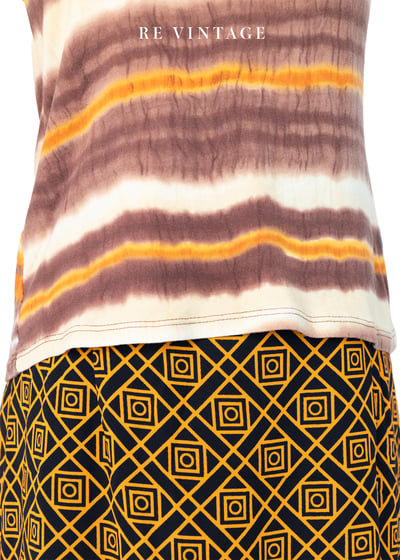 『歐洲寶物』漸層橘色系肩膀小結背心4