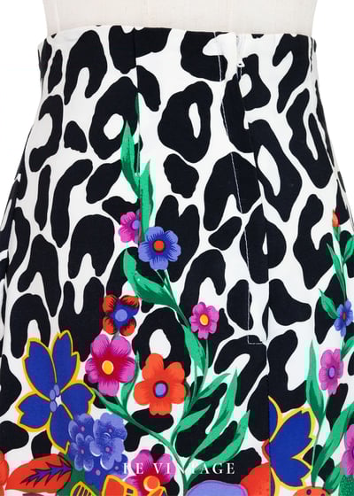 小豹的彩虹花園高腰短裙（26"）7