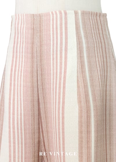 玫瑰奶茶色線條高腰短褲（26"）3