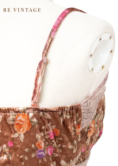 土星花園絨布細肩帶小背心11