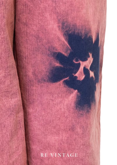 星染痕跡之花粉紅牛仔褲12