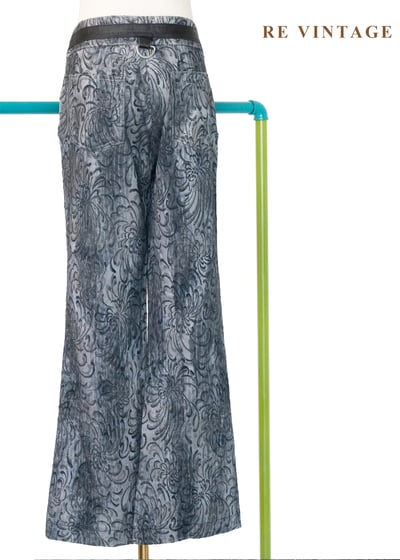 灰墨花影帥氣長褲（28"）9