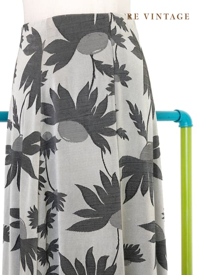 風吹花動灰色階長裙（24-30"）3