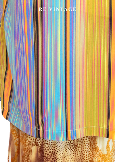 嘉年華條紋短袖襯衫12