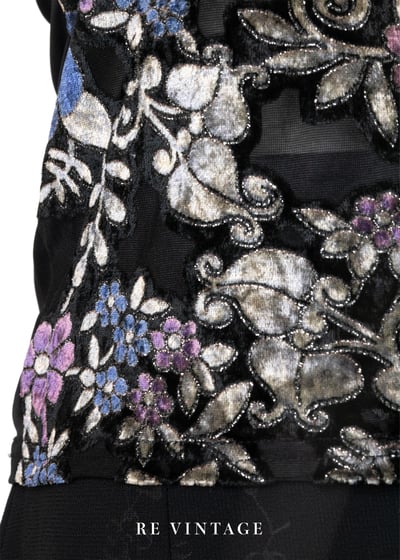 古典美封存の花透膚背心6