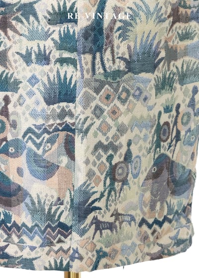 行走的森林部落地毯壁畫高腰短裙（25"）9