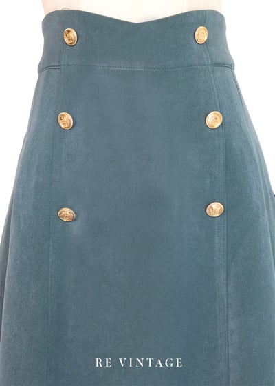 氣質單品 - 金星排序海風藍綠色長裙（26-30"）3