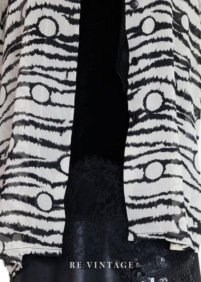 Monochrome 黑白脈動雪紡襯衫4