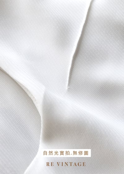 氣質單品 - 領口設計線條純白小洋裝13
