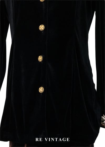 凡爾賽的夜晚約會絨布上衣4