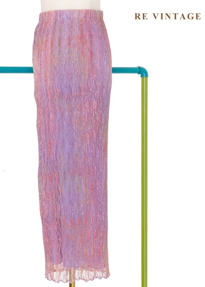 浪漫紫羅蘭蕾絲貼身長裙（24-30"）1