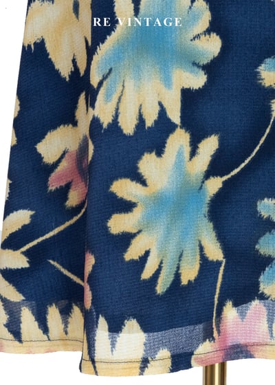 仲夏夜的向日葵 - 摩登大花印花洋裝8