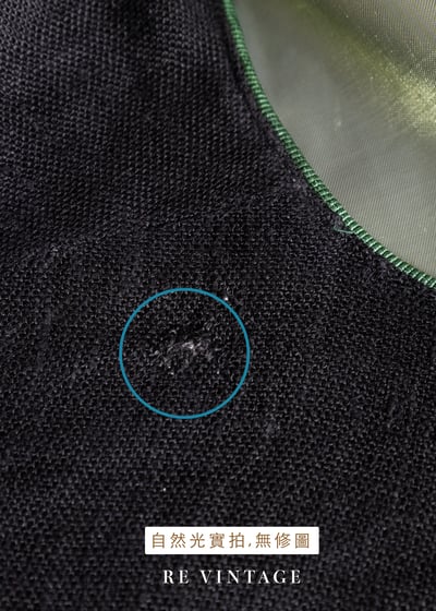 『歐洲寶物』春天小花木釦麻質感長版背心18