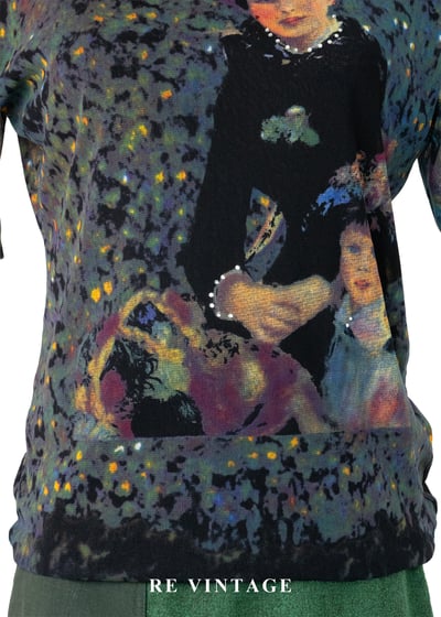 印象派朦朧筆觸仕女上衣4