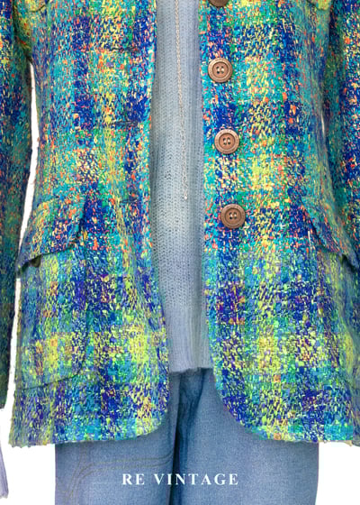 莫內花園裡的冬日海洋西裝外套7