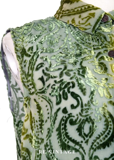 古典異國燒絨圖騰背心5