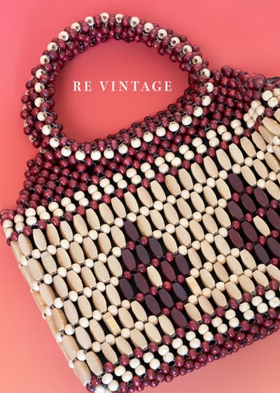 小紅豆菱格手提小包4