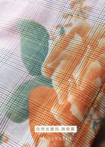 Orange Rose 粉色格紋高腰直筒褲（28"）15