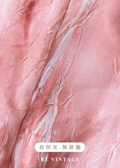 煙粉大理石紋細肩帶長洋裝15