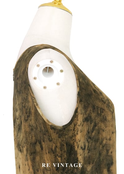 森林苔蘚渲染藝術洋裝9