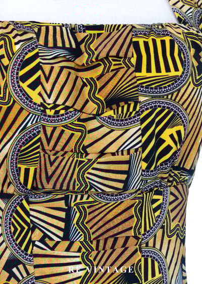 規律的幾何迷宮夏日派對洋裝7