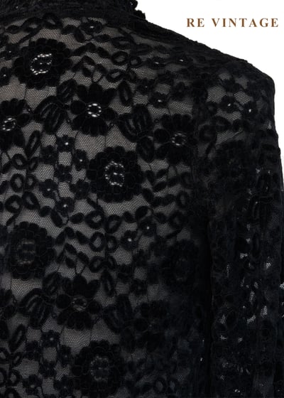 夜行小花高領上衣10