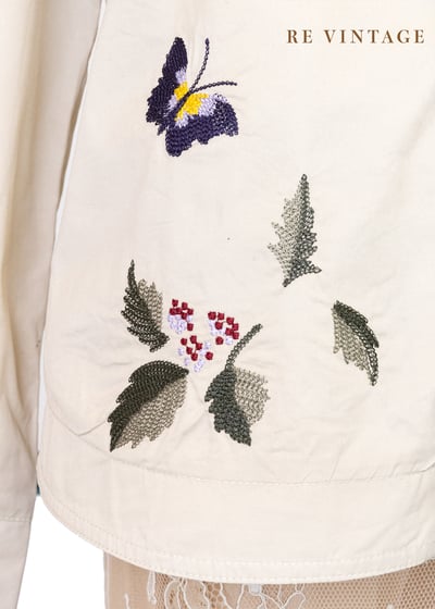 氣質單品 - 香草棕蝴蝶小花園襯衫7