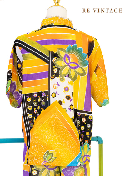 套裝上衣 - 搖擺花拼派對襯衫8