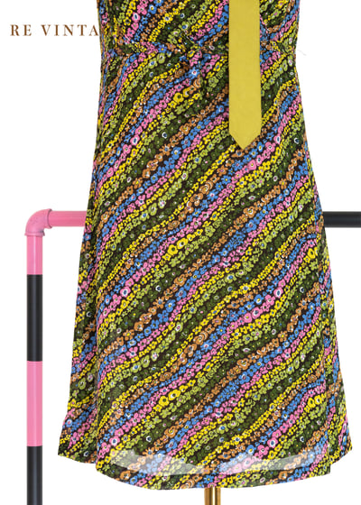 Dizzy Dancer 糖果小花舞池細肩帶迷你洋裝4