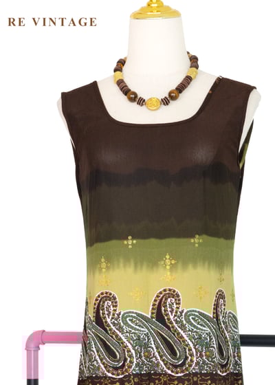 金色故事 - 黃昏的河舊城的巷口洋裝3