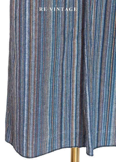 時空經緯 - 復古彩條微喇叭長褲（28"）9