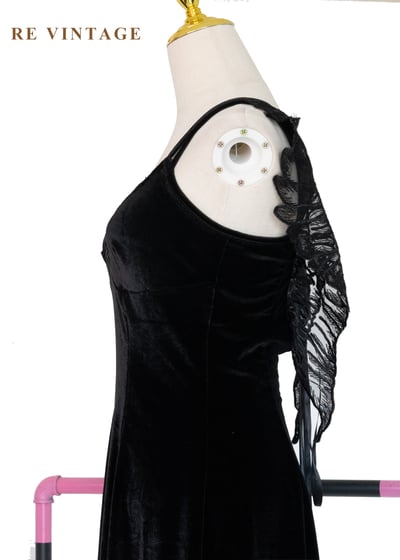 夜翼危險天使絨布洋裝11