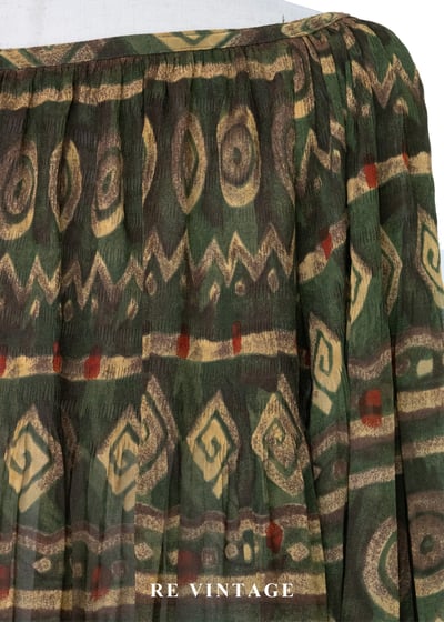 波希米雅公主狂放幾何圖騰上衣11