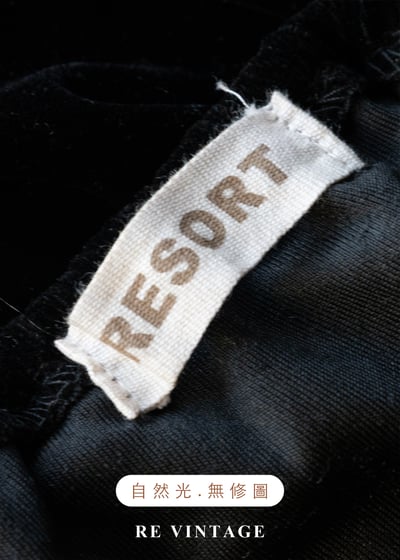 優雅荷葉邊黑天鵝絨布小背心9