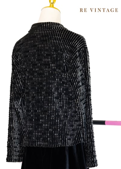 Coal smoke 黑白相間絨布襯衫9