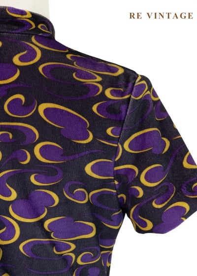 叛逆的東方娃娃迷幻頻率絨布洋裝14