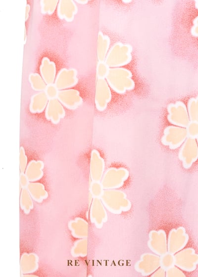 粉紅花瓣柔光擁抱長洋裝8