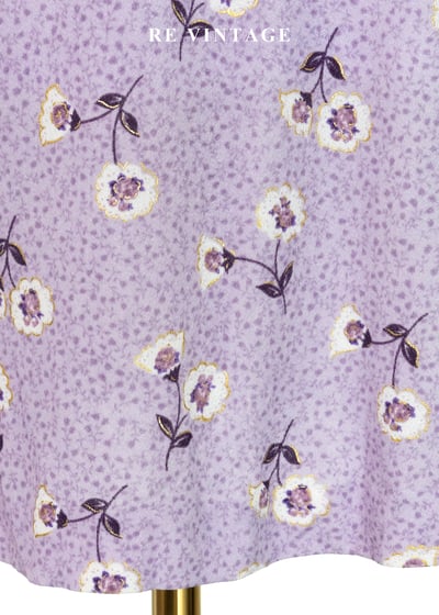 薰衣草紫小碎花俏皮短裙（24"）6