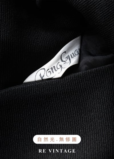 黑曜石影女王西裝式長洋裝20