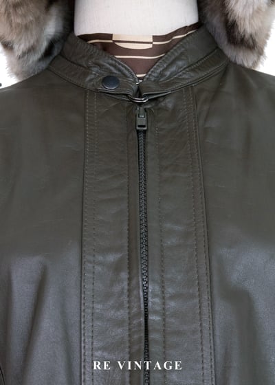 末日荒遠的率性皮革外套19