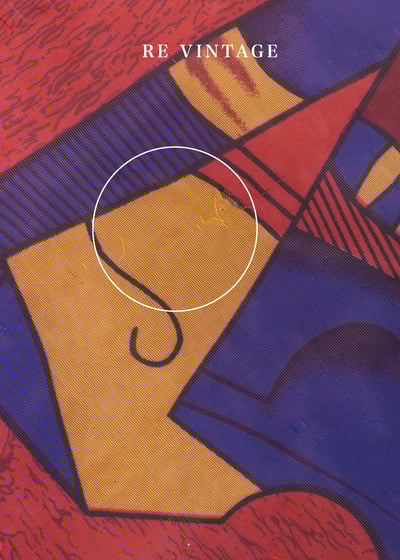 抽象的你我肖像絲巾8