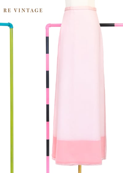 草莓冰淇淋雙色甜美長裙（26"）1