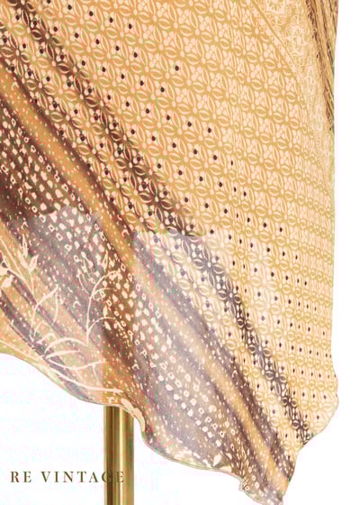 Cappuccino 斜紋小花垂墜領細肩帶洋裝9