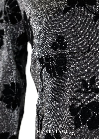 閃閃發光黑玫瑰長袖上衣5