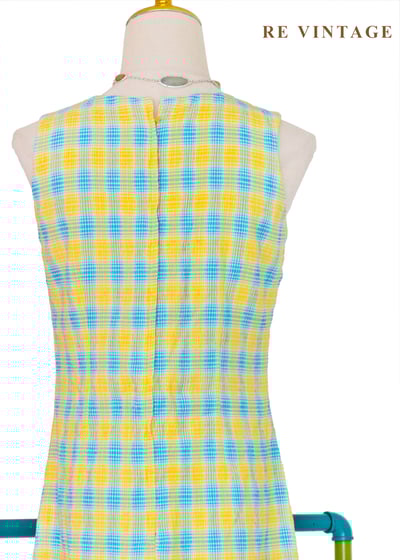 檸檬藍午後野餐夏日洋裝12