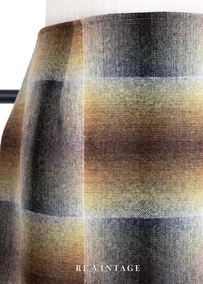 透著黃光の彩色玻璃毛呢裙裙（26"）8