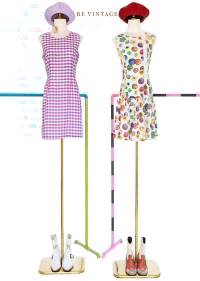 Lavender Romance 經典格紋洋裝2