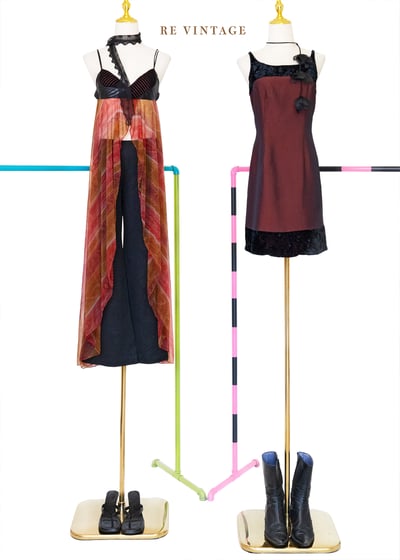 水波漩渦靜中有動黑系喇叭褲2