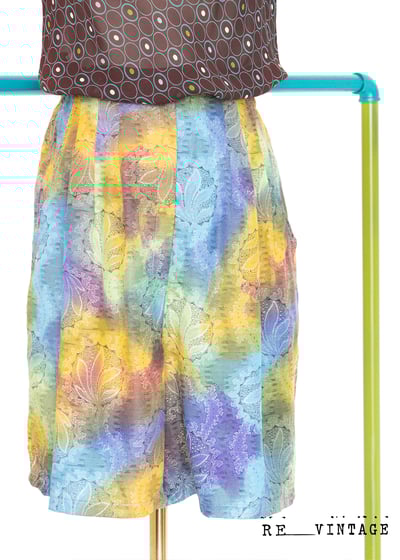 彩虹色暈染五分短褲（26"）7