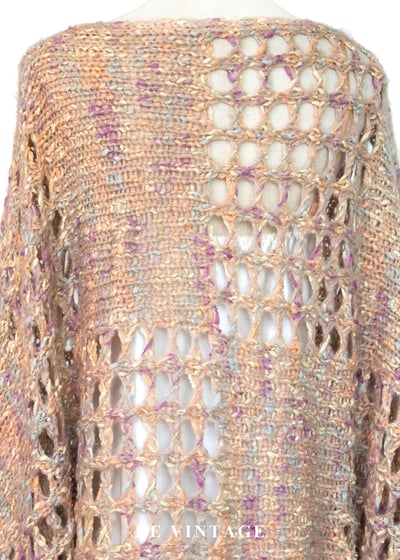 夕陽下的橘光蜘蛛網空氣感毛衣洋裝13